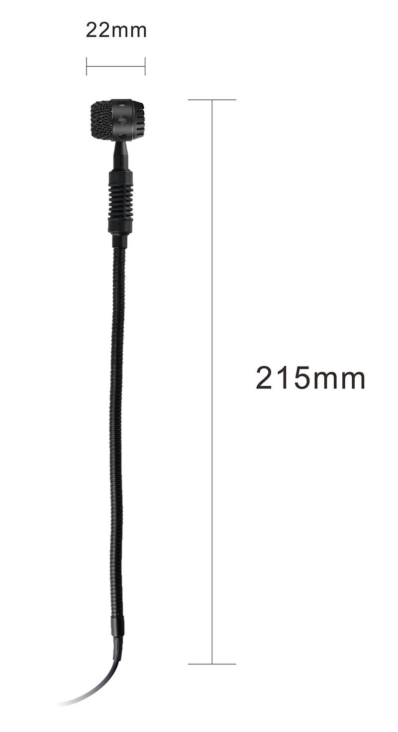 HEIMU Clip On Instrument Condenser Microphone + Universal Clip (for Guitar) - Image 5